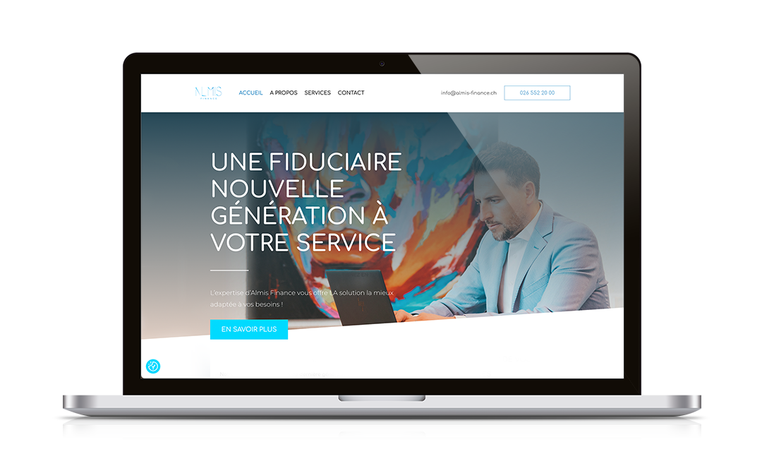 Création site Fiduciaire Suisse - Agence CHAMYCA