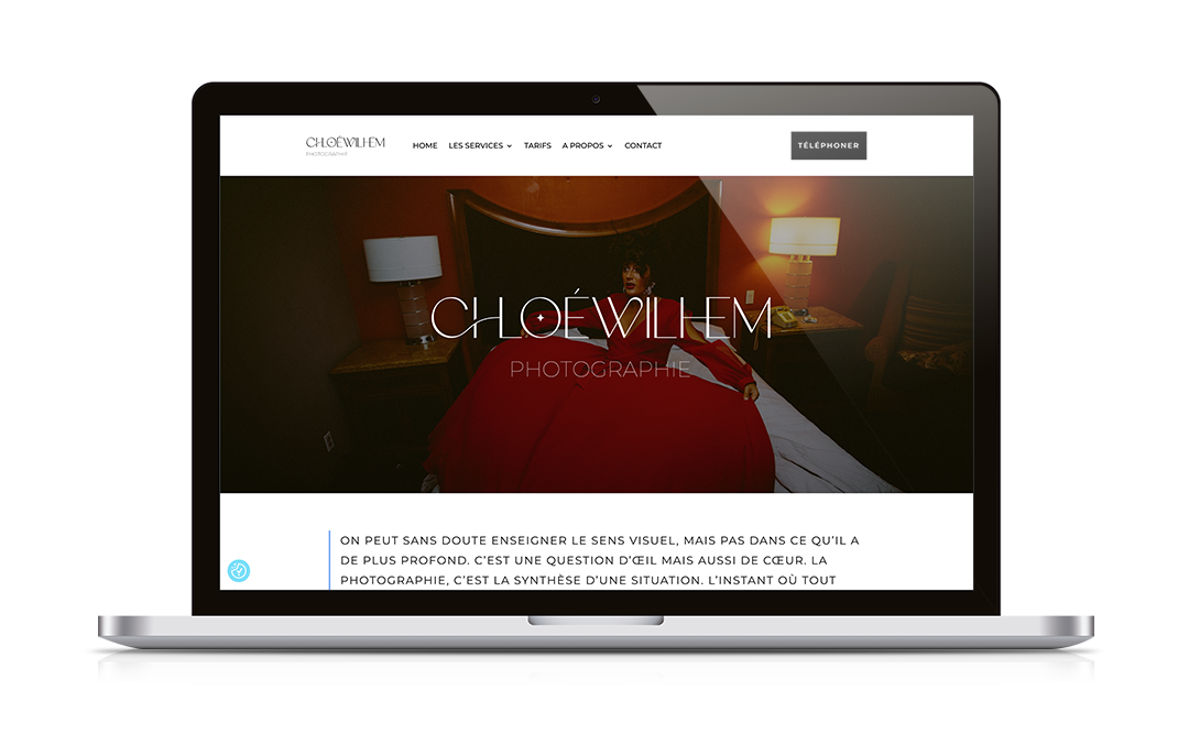 Création site photographe suisse - Agence CHAMYCA