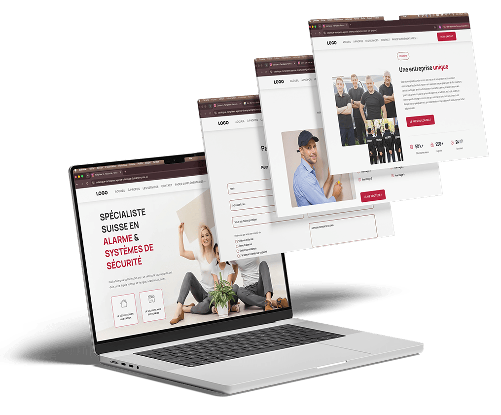 Agence CHAMYCA creation de sites internet professionnels en 7 jours - Sécurité